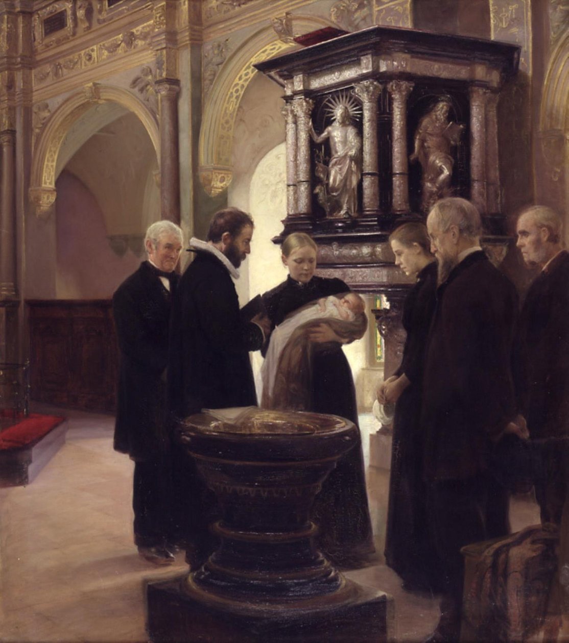Un baptême - Larsen