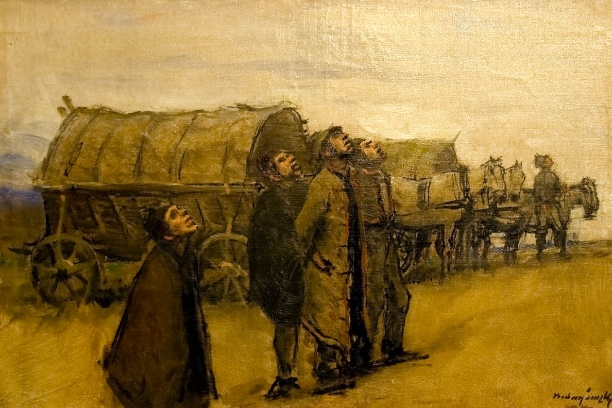 Attaque aérienne - Laszlo Mednyanszky