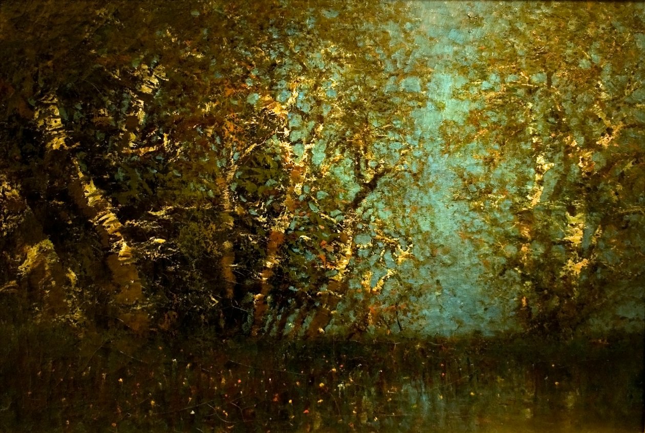 Forêt de bouleaux - Laszlo Mednyanszky