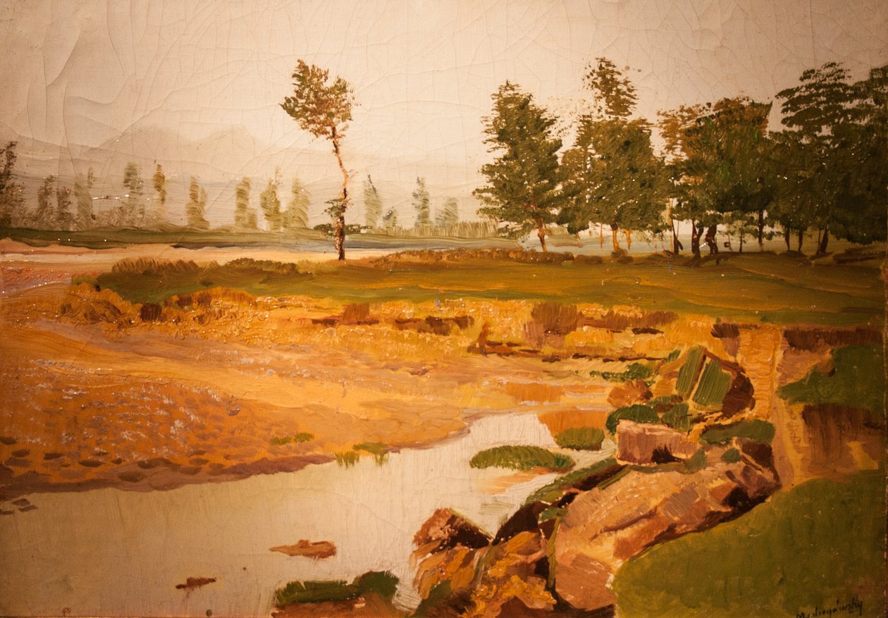 Paysage de printemps - Laszlo Mednyanszky
