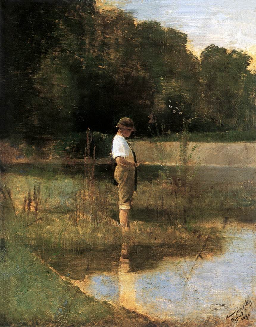 Pêcheur - Laszlo Mednyanszky