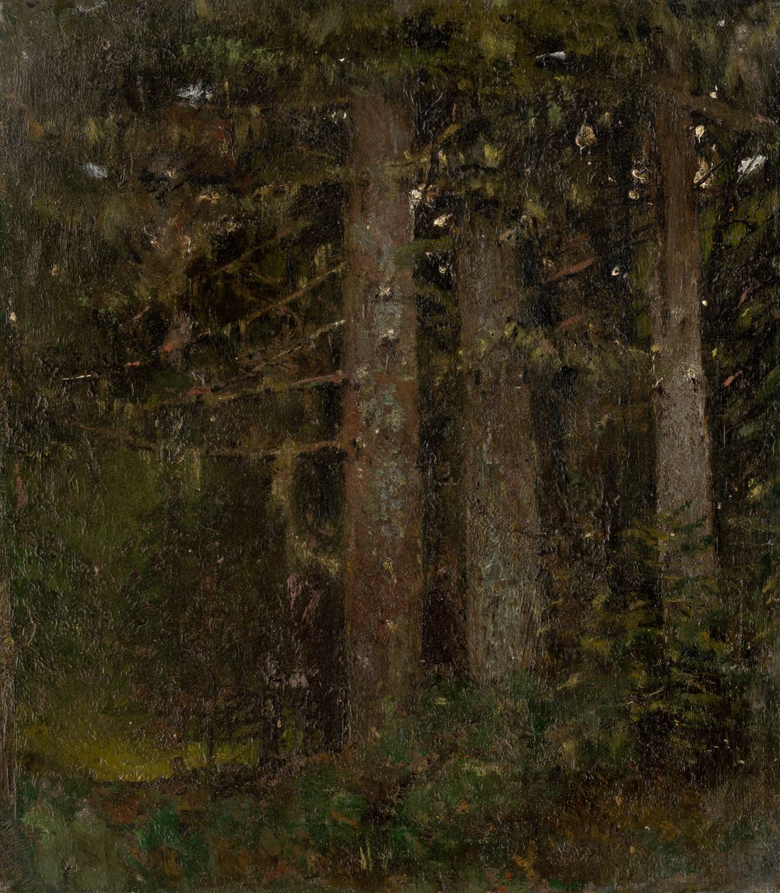Vnútro lesa II - Laszlo Mednyanszky