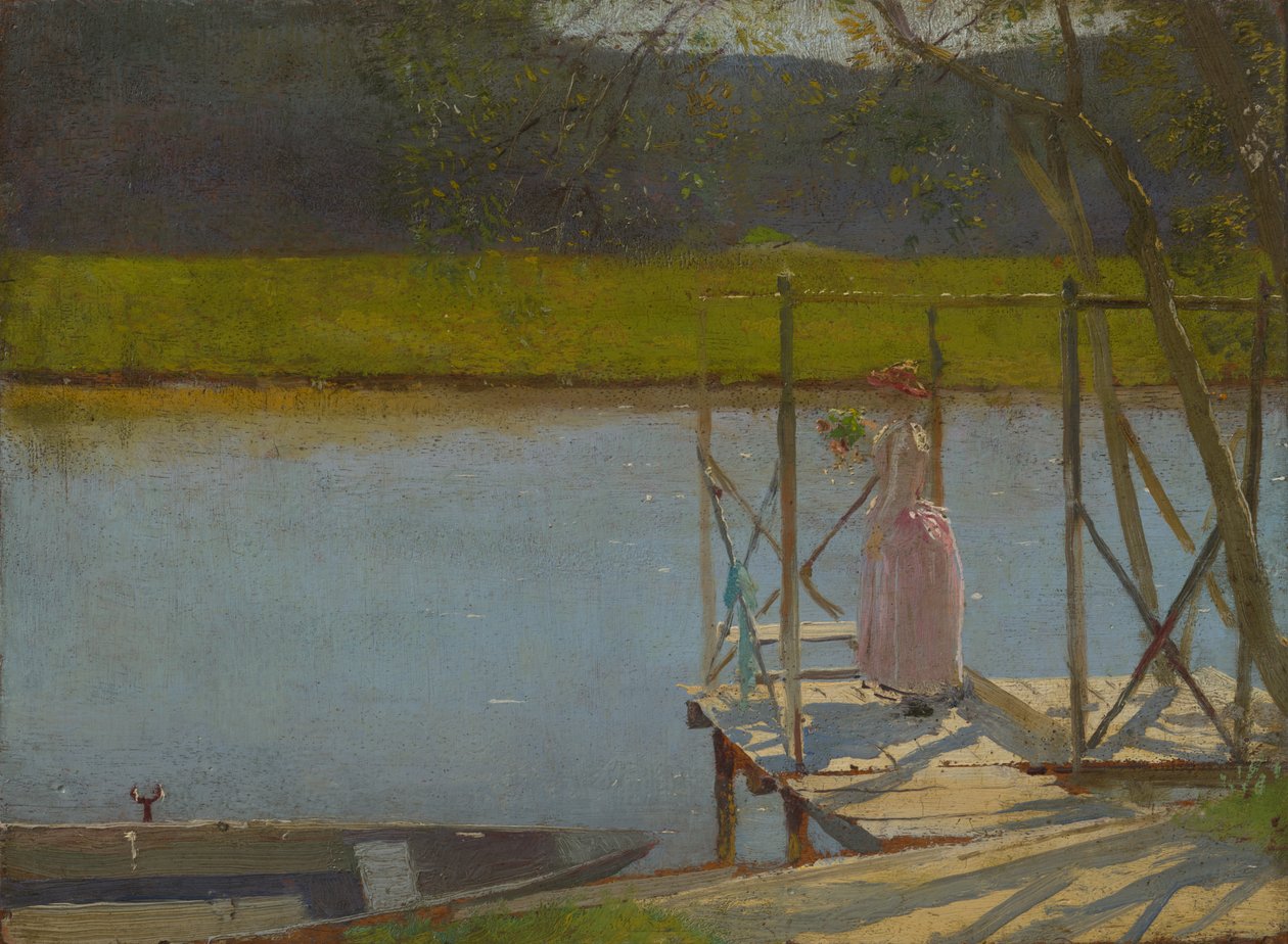 Femme à côté d