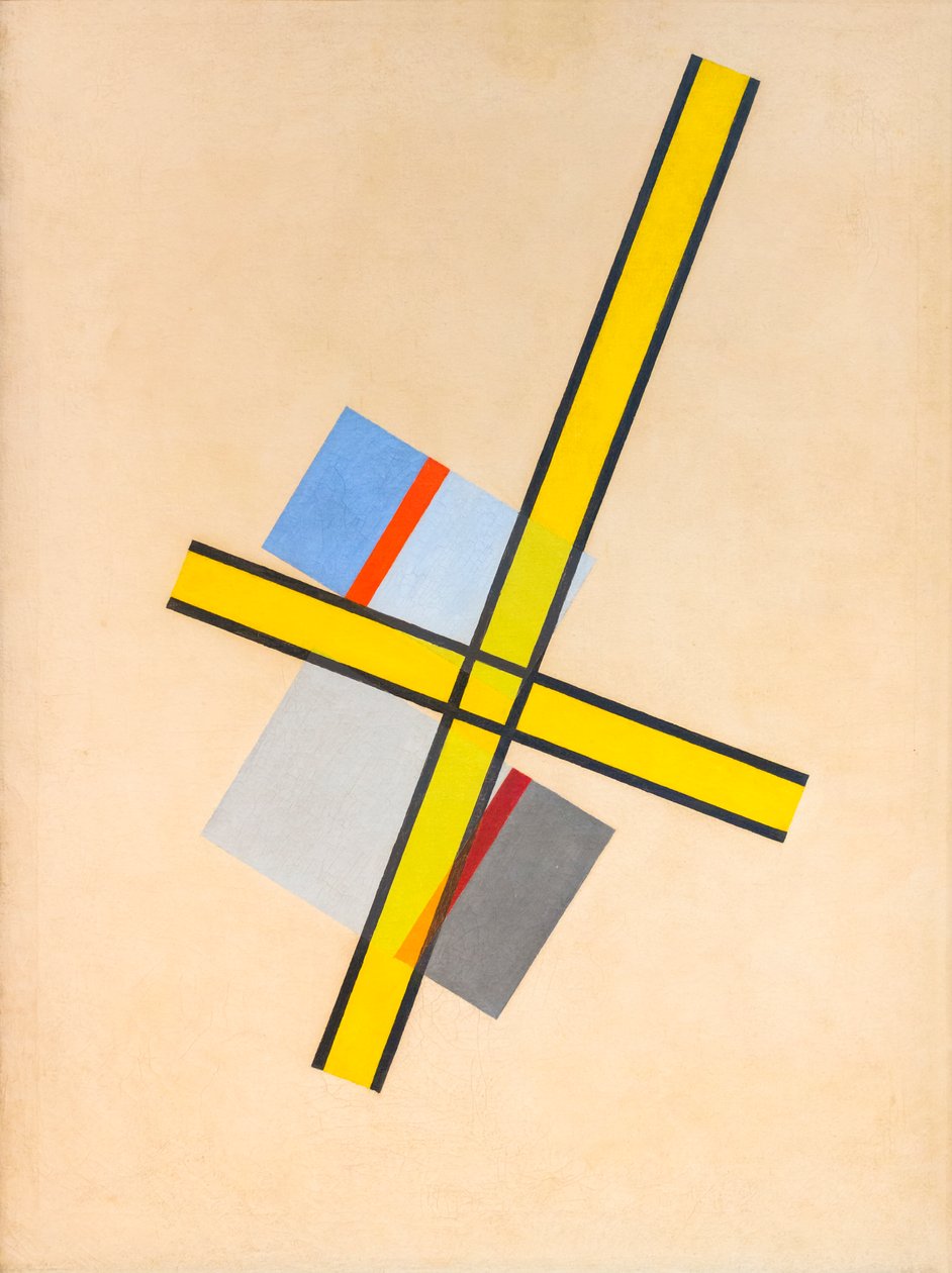 Croix jaune Q VII - Laszlo Moholy Nagy