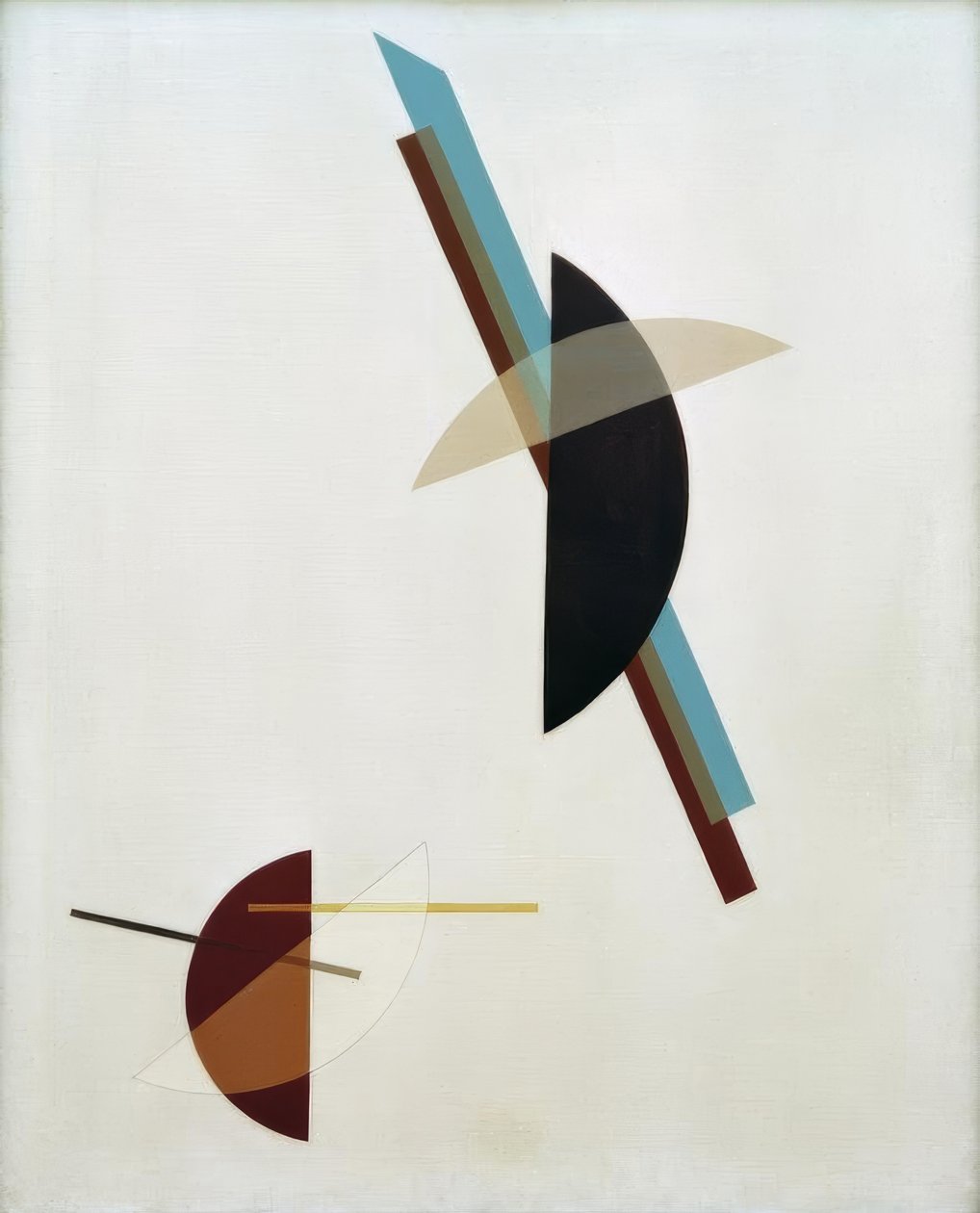 Sur fond blanc - Laszlo Moholy Nagy