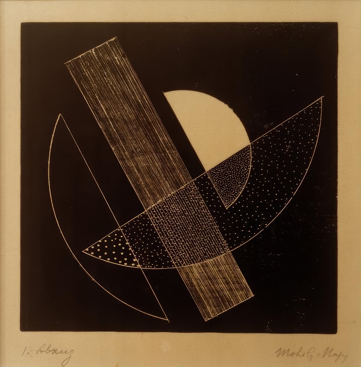 Sans titre (Composition constructiviste) - Laszlo Moholy Nagy