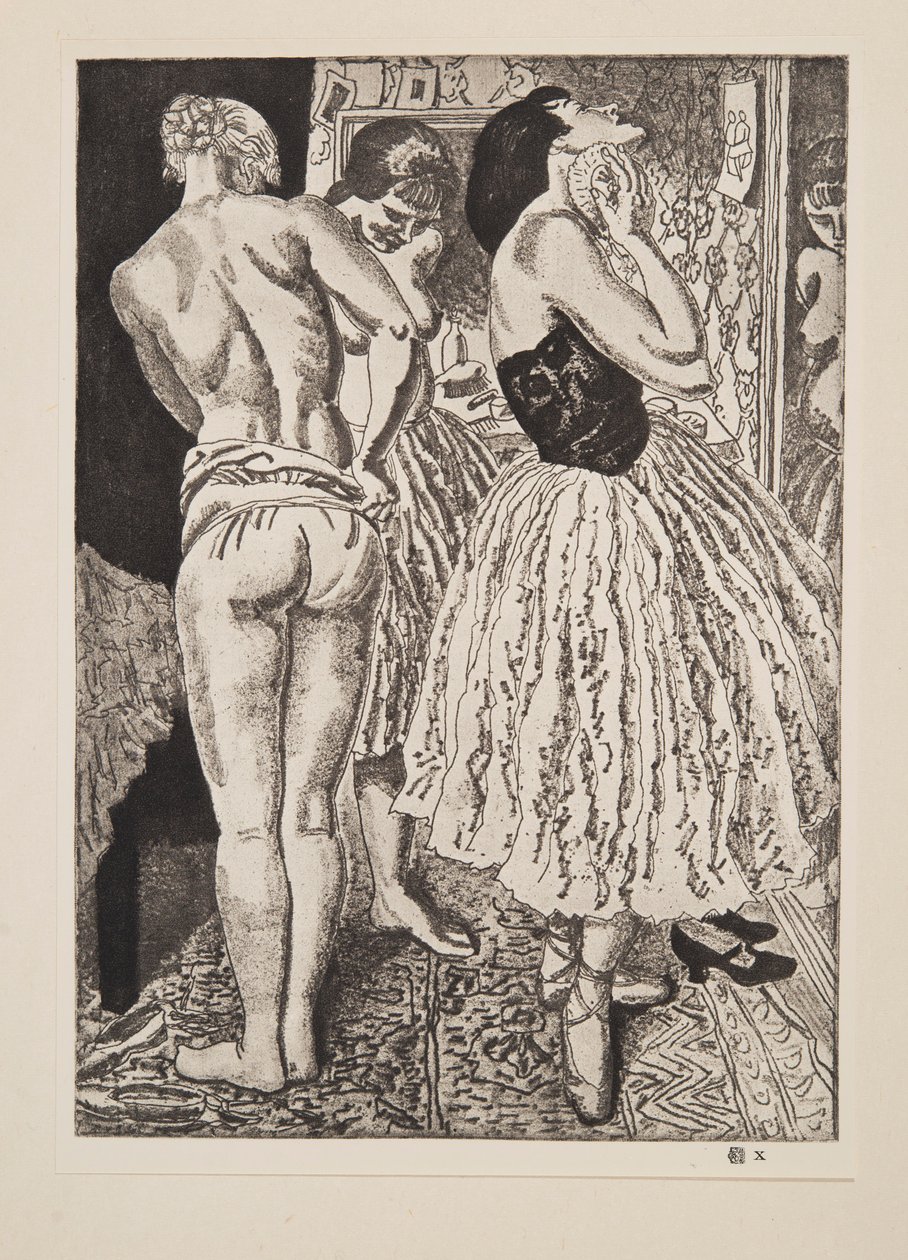 Les Trois Grâces du Ballet, pub. 1927 - Laura Knight