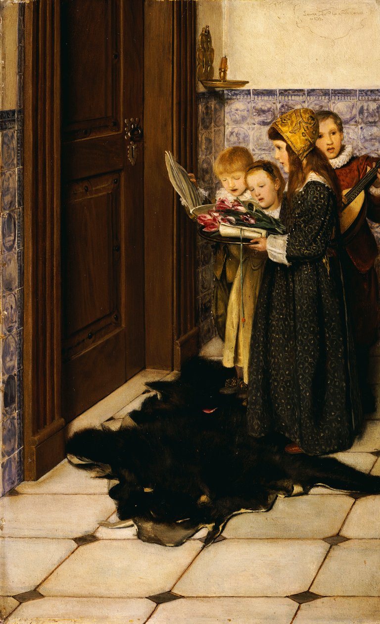 Un chant de Noël - Laura Theresa Alma Tadema