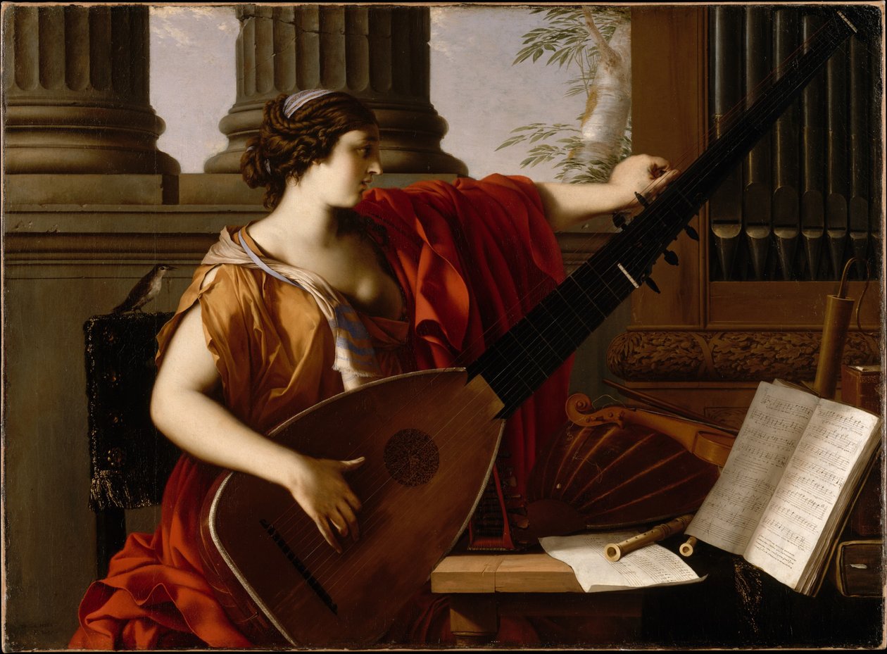 Figure allégorique de la Musique - Laurent de la Hyre