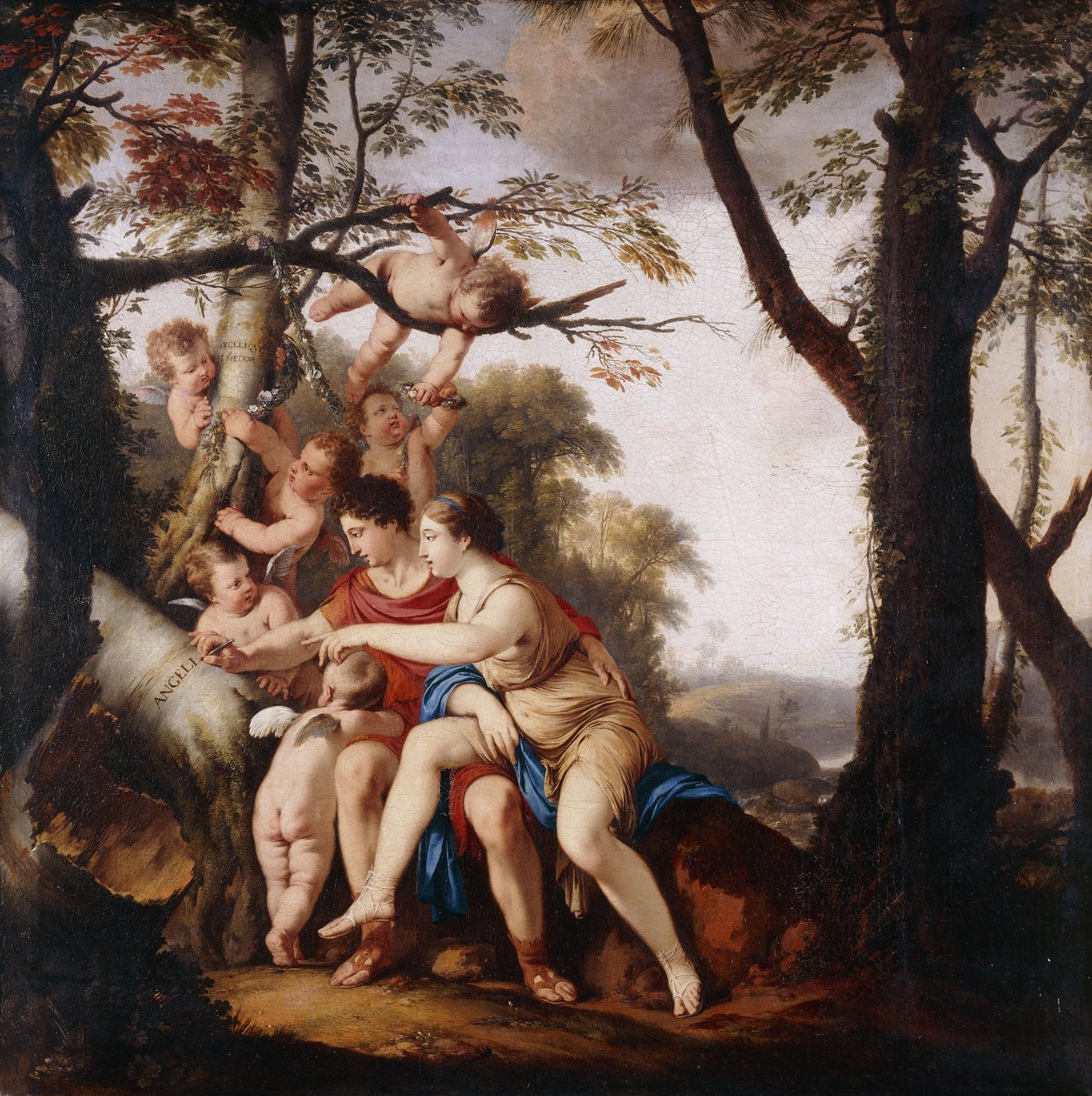 Angélique et Médor - Laurent de la Hyre