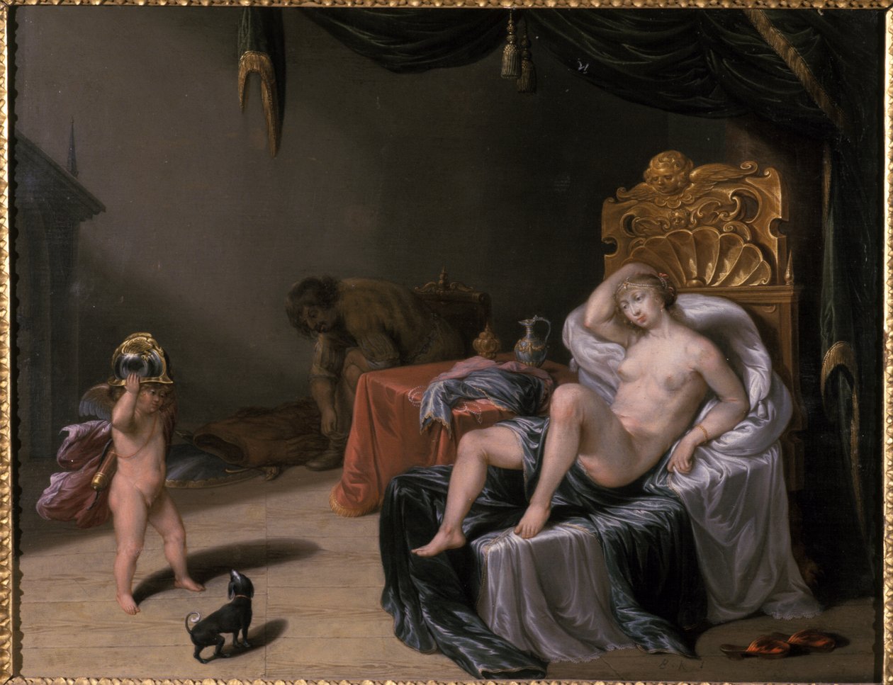 Mars et Vénus avec Cupidon - Laurentius de Neter