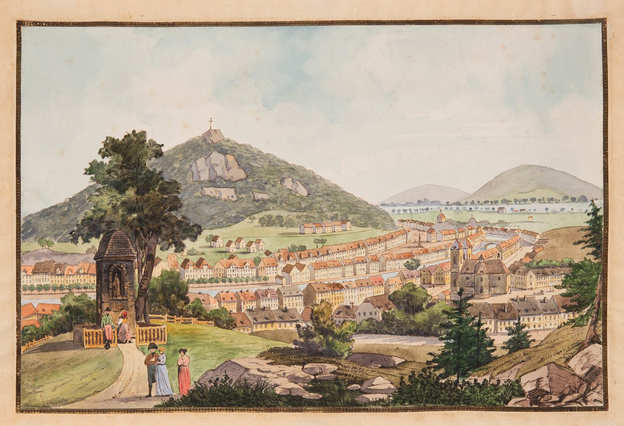 Vue de Karlsbad (Karlovy Vary) - Laurenz Janscha