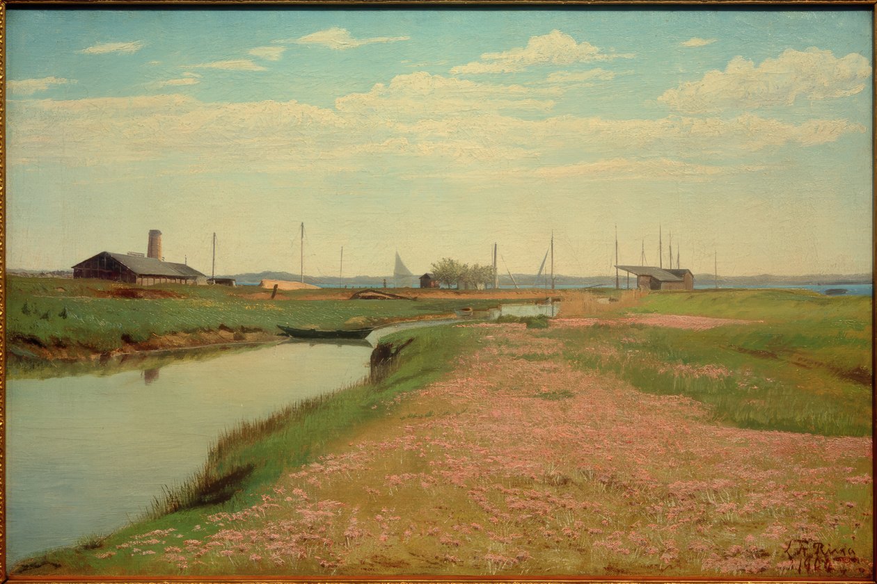 Canal et port à Fredriksvaerk - Laurits Andersen Ring