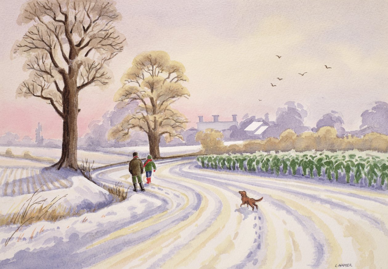 Promenade dans la Neige - Lavinia Hamer