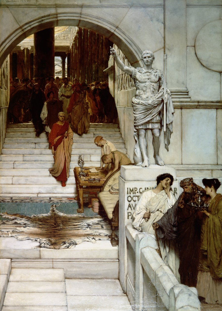 Une audience chez Agrippa, 1875 - Lawrence Alma Tadema