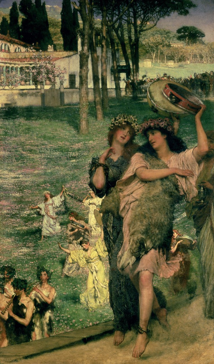 Sur la Route du Temple de Cérès : Une Fête de Printemps, 1879 - Lawrence Alma Tadema