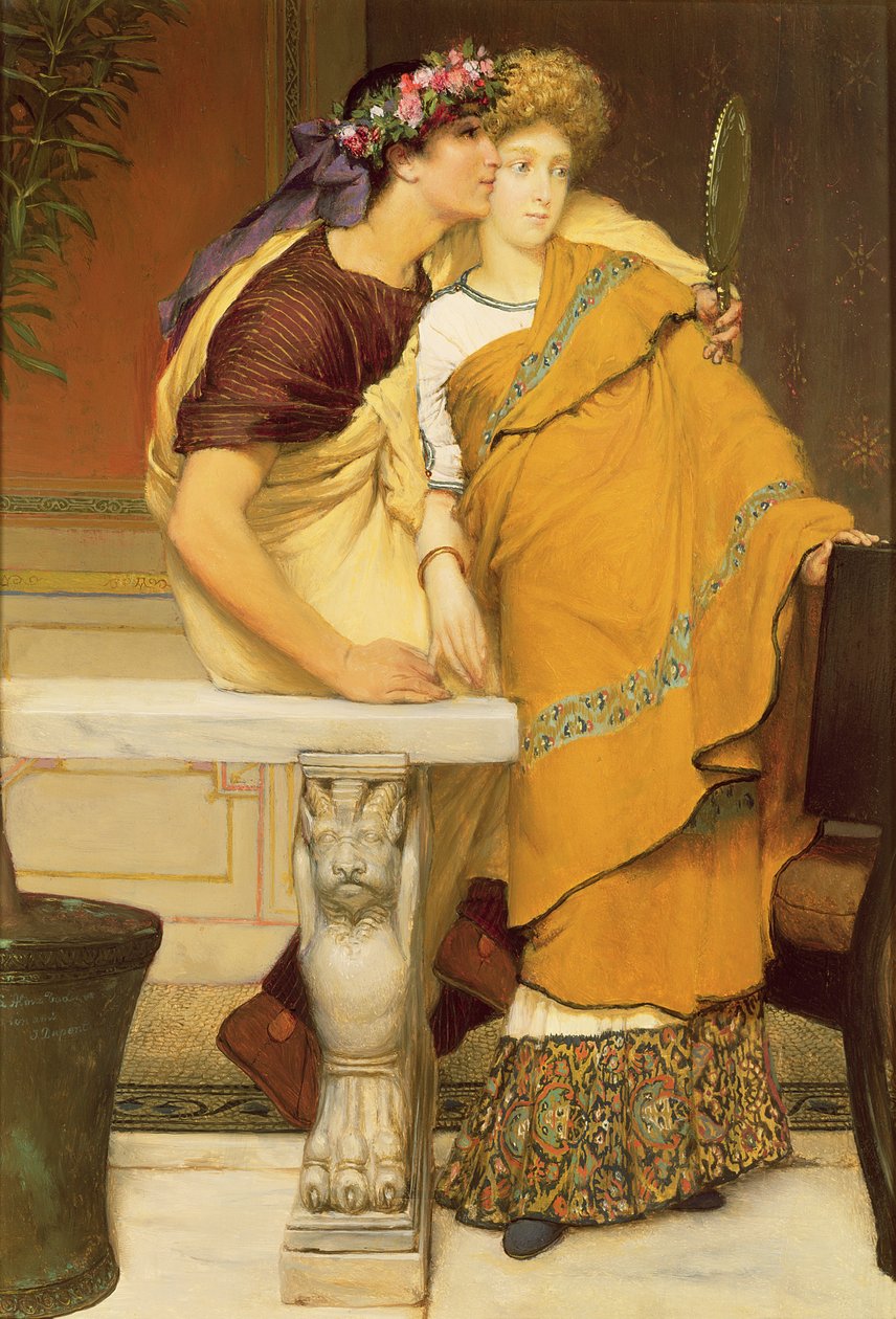 Le miroir, 1868 - Lawrence Alma Tadema