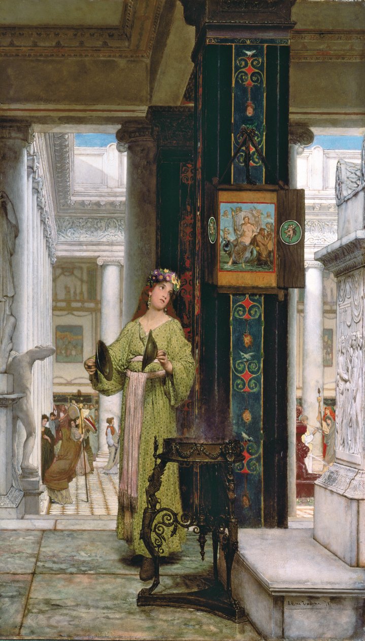 Dans le Temple, 1871 - Lawrence Alma Tadema