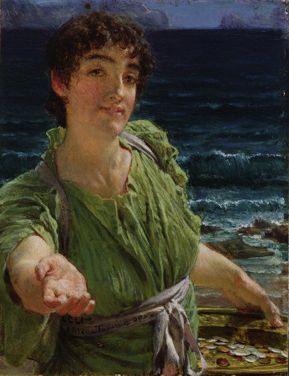 Una Carita, 1883 - Lawrence Alma Tadema