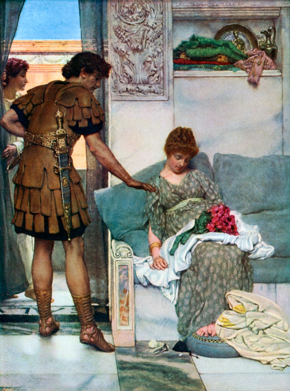 Un salut silencieux, 1908-1909 - Lawrence Alma Tadema
