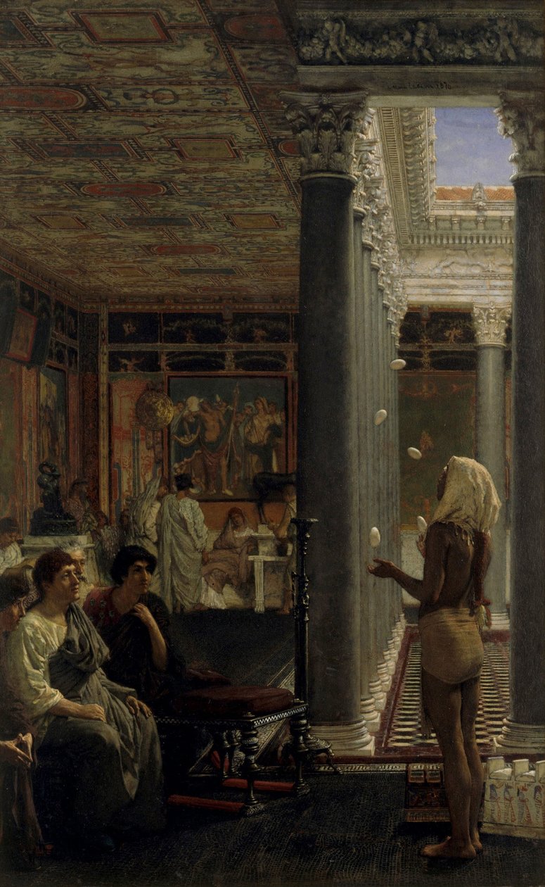 Un jongleur - Lawrence Alma Tadema