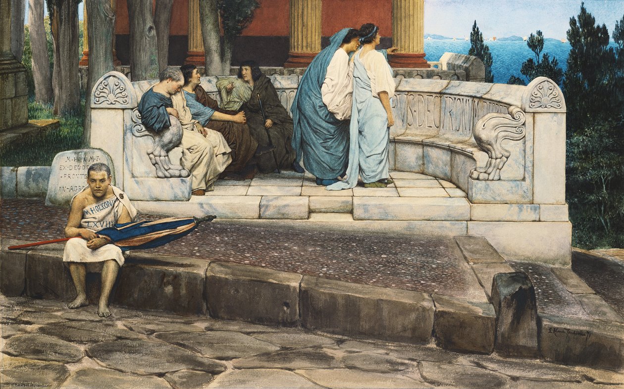Une Exèdre - Lawrence Alma Tadema