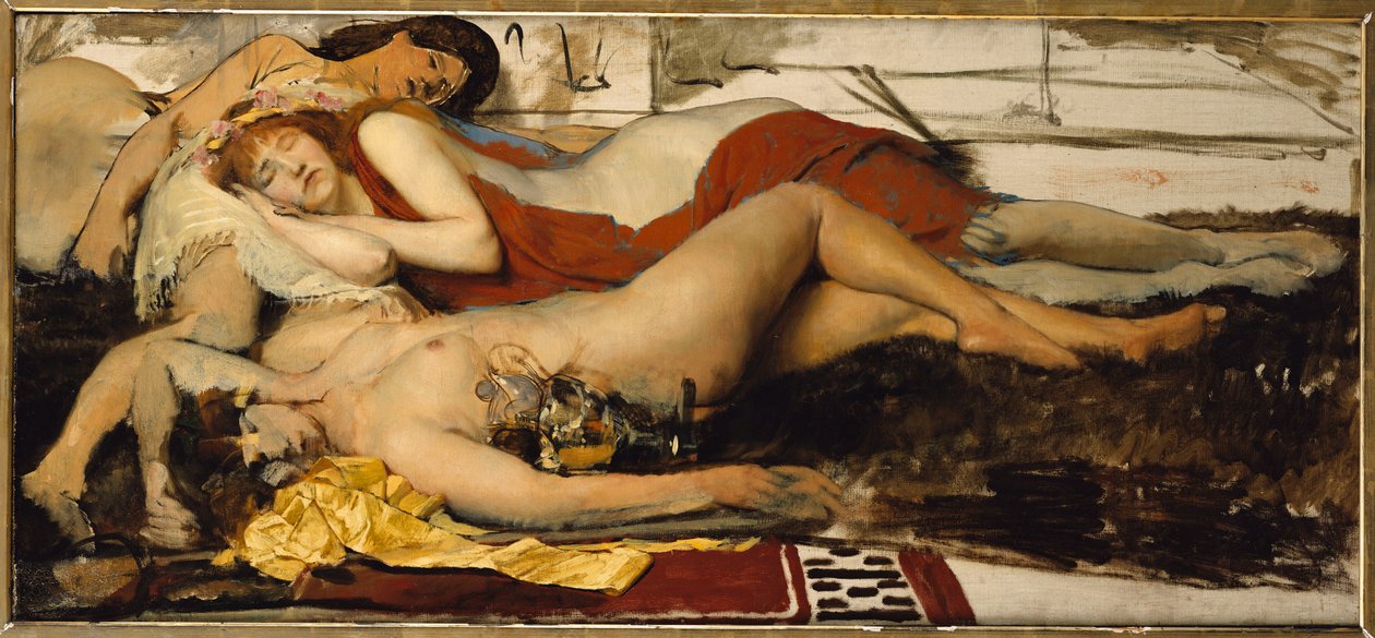 Ménades épuisées - Lawrence Alma Tadema