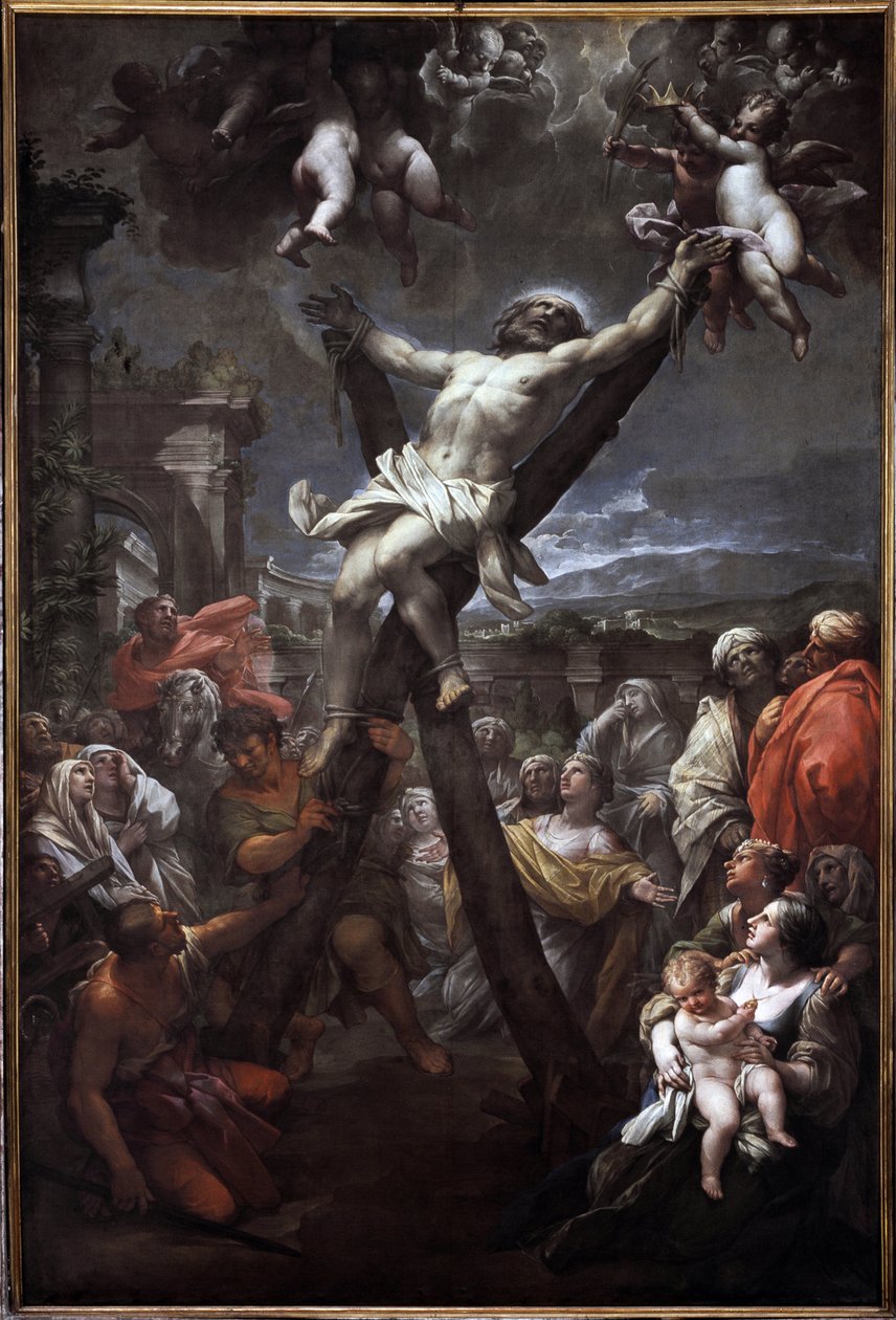 Saint André crucifié - Lazzaro Baldi