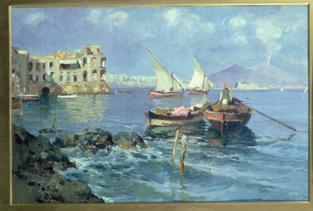 Dans la baie de Naples - Lazzaro Pasini