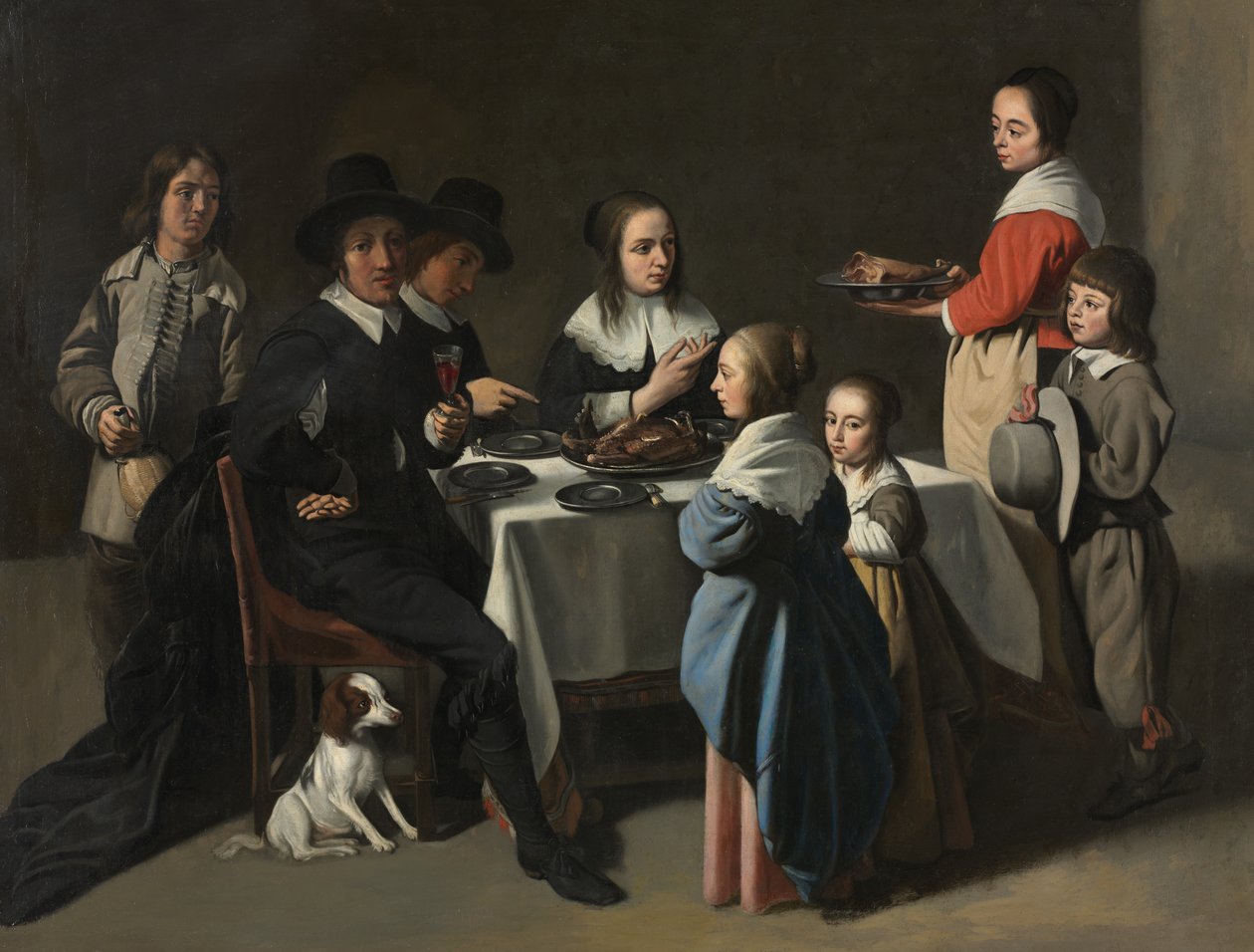 Un repas de famille, vers 1645-55 - Le Nain Brothers
