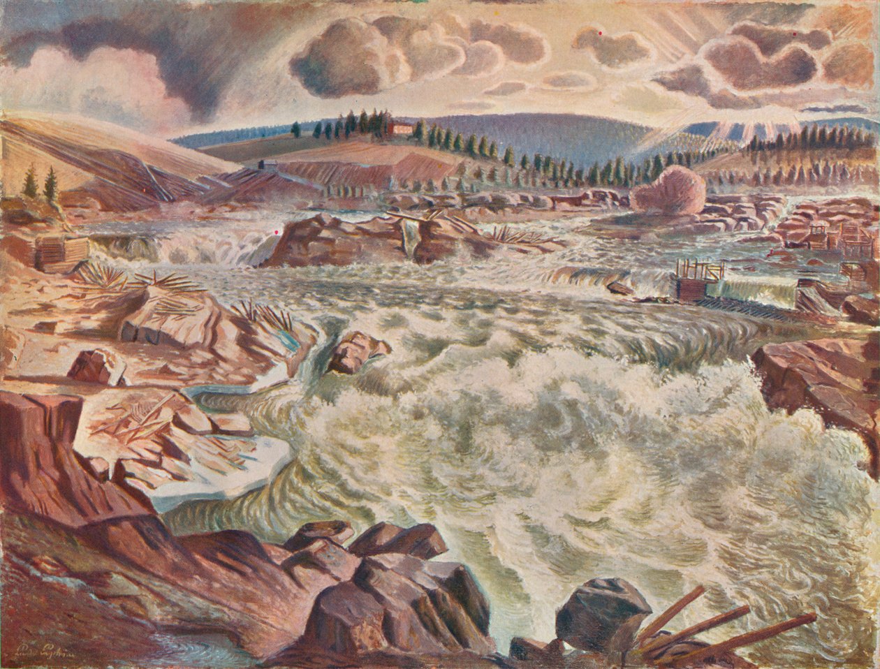 Cascade, vers 1900-1935 - Leander Engstrom