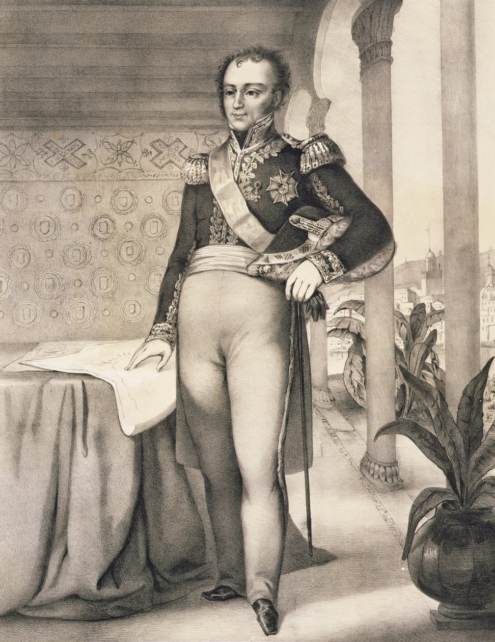 Portrait du Comte de Bourmont (1773-1846), Commandant en Chef de l