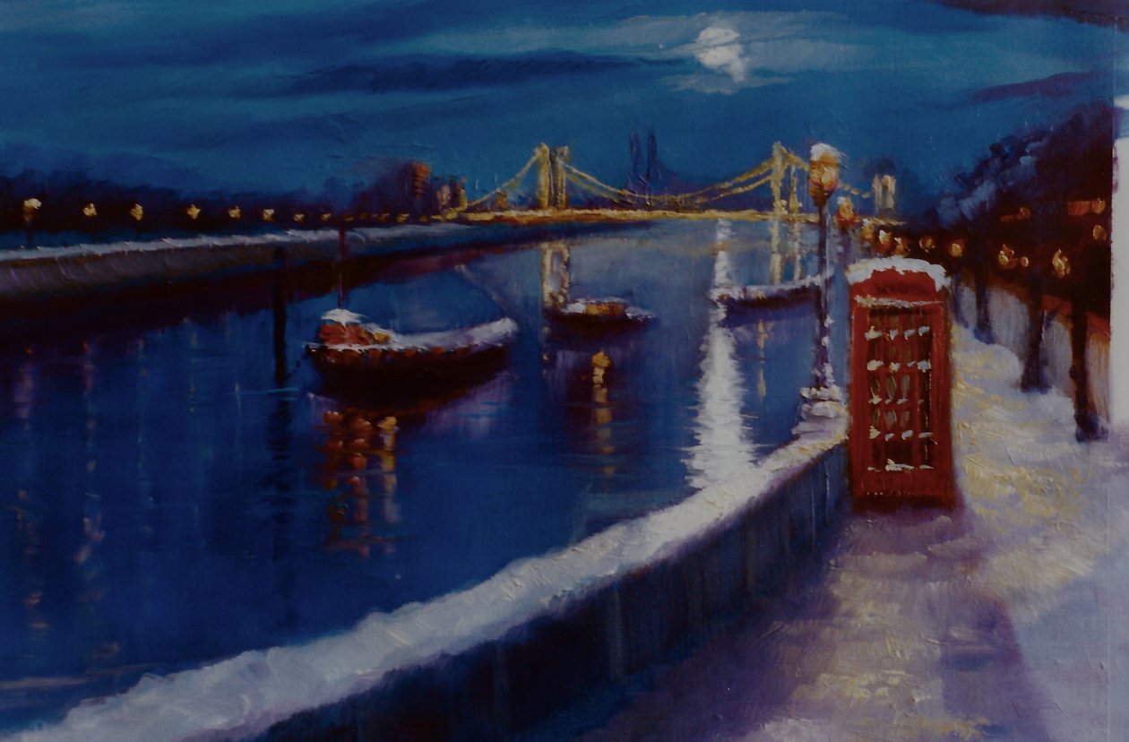 Chelsea Winter Thames Embankment - Lee Campbell
