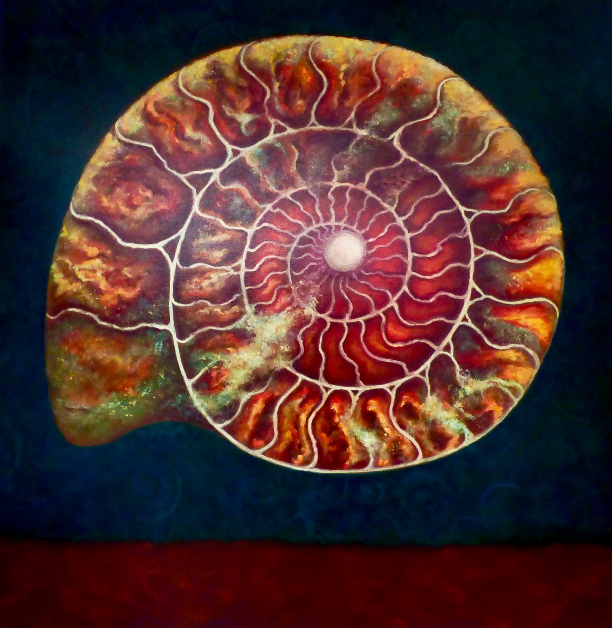 Ammonite, Dorée et Verte - Lee Campbell