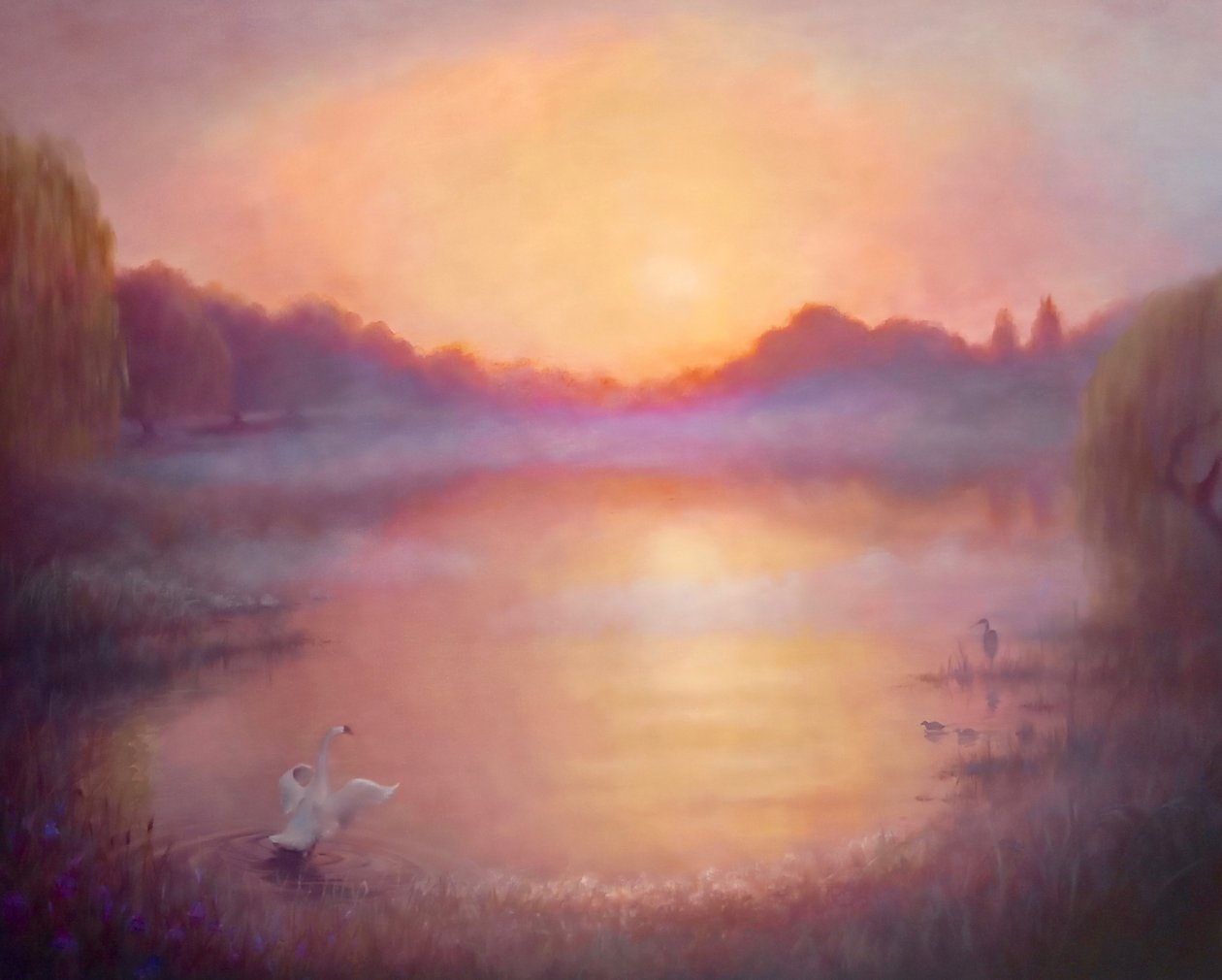 Matin Brumeux sur la Rivière, 2023 - Lee Campbell