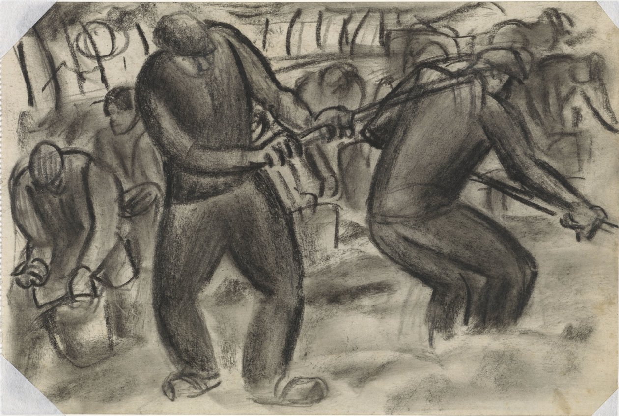 Récolteurs de Pommes de Terre dans le Champ - Leo Gestel