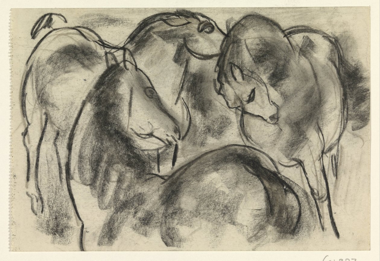 Trois chevaux - Leo Gestel