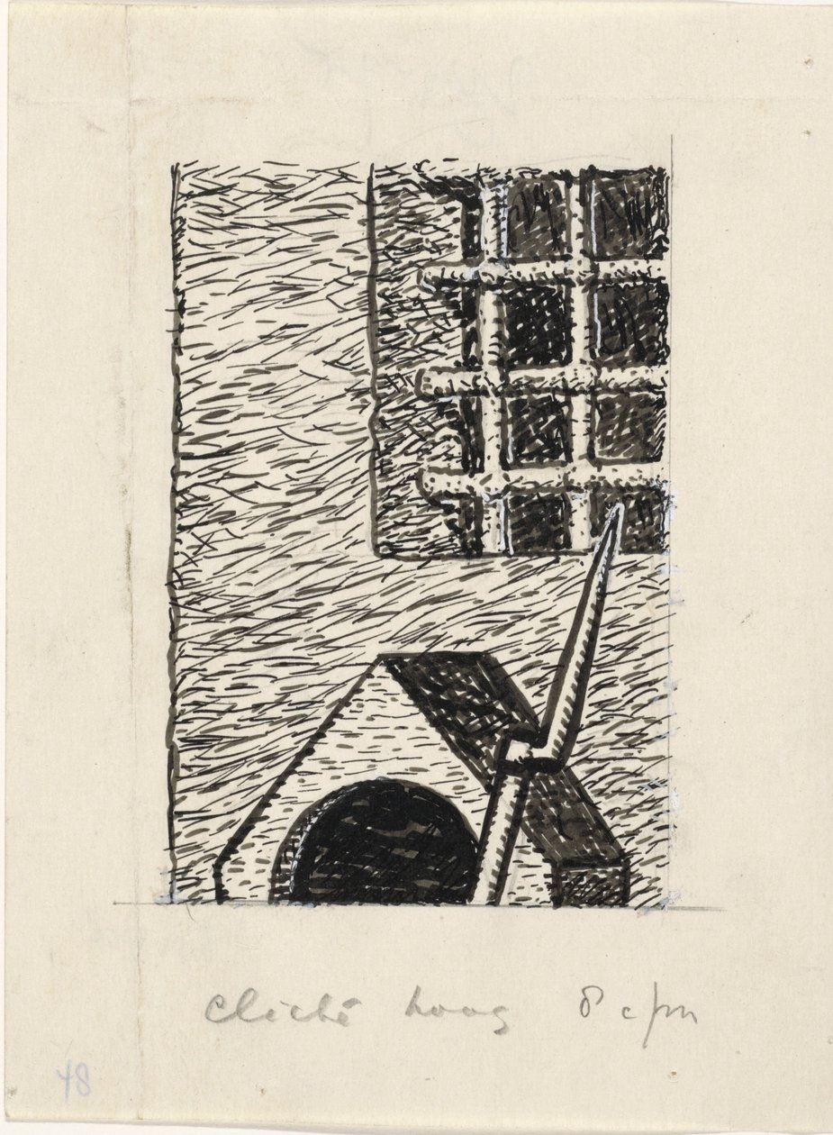Fenêtre avec barreaux - Leo Gestel