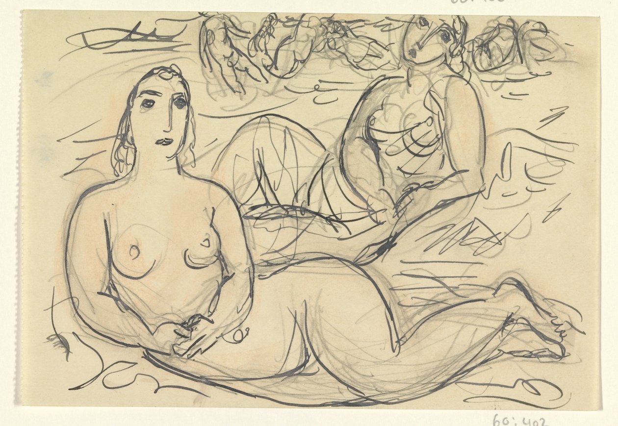 Deux femmes nues dans l