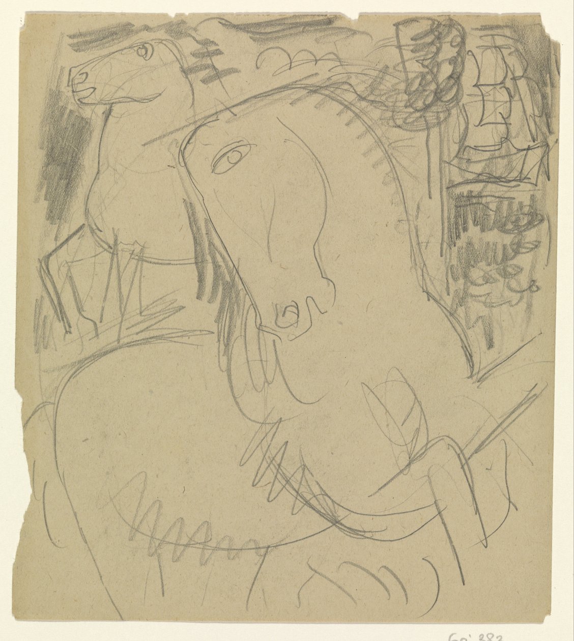 Deux chevaux - Leo Gestel