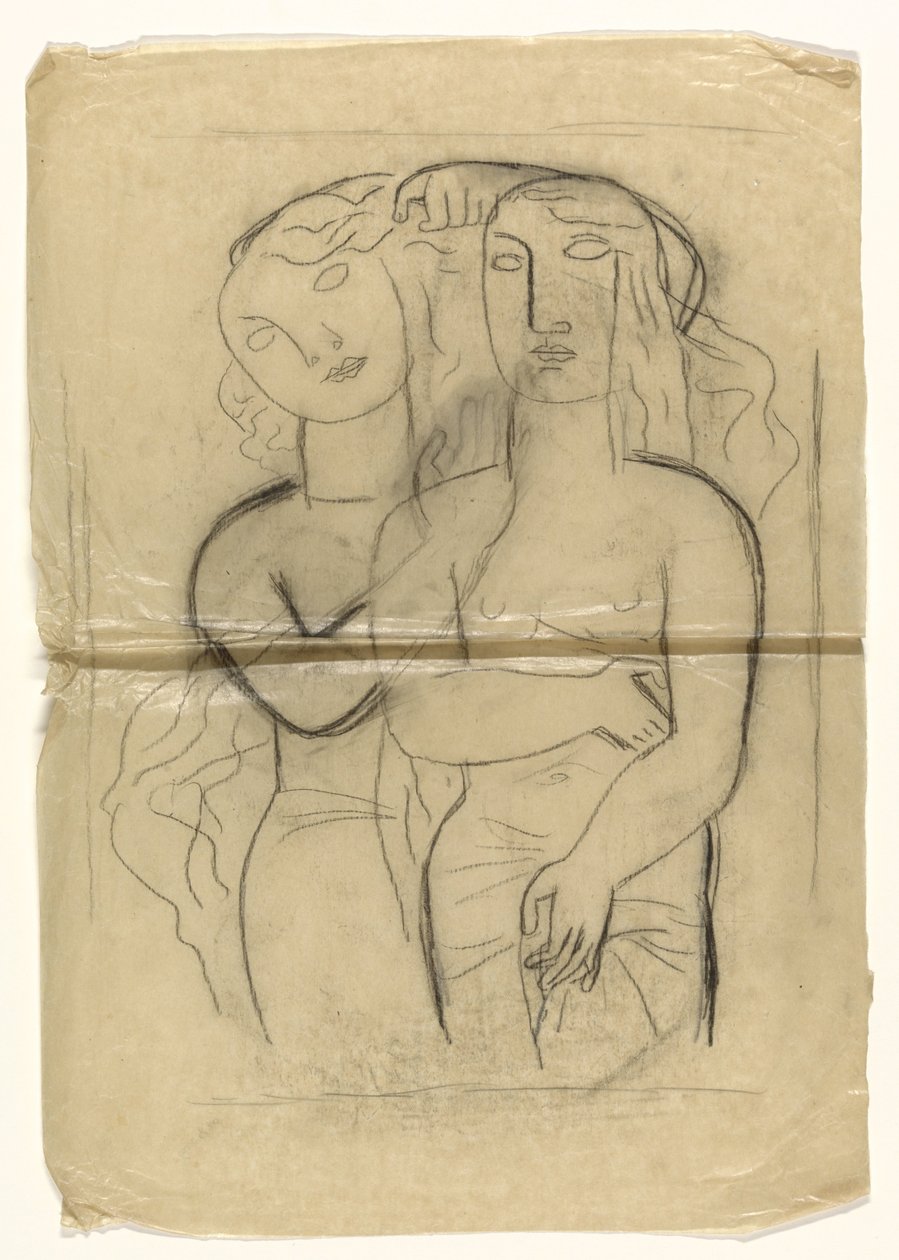 Deux femmes debout - Leo Gestel