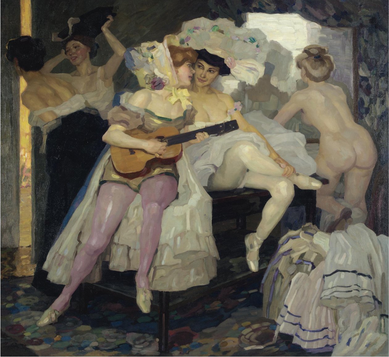 Dans les coulisses, 1905 - Leo Putz