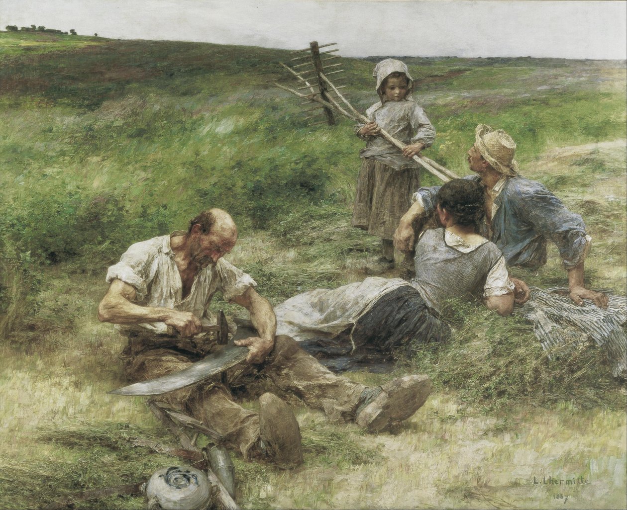 Fenaison - Leon Augustin Lhermitte