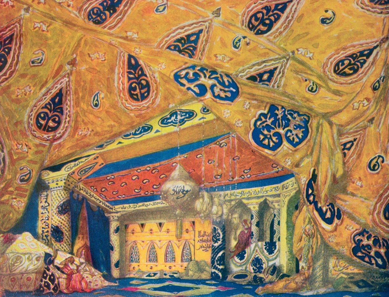 Un salon de Shéhérazade - Leon Bakst