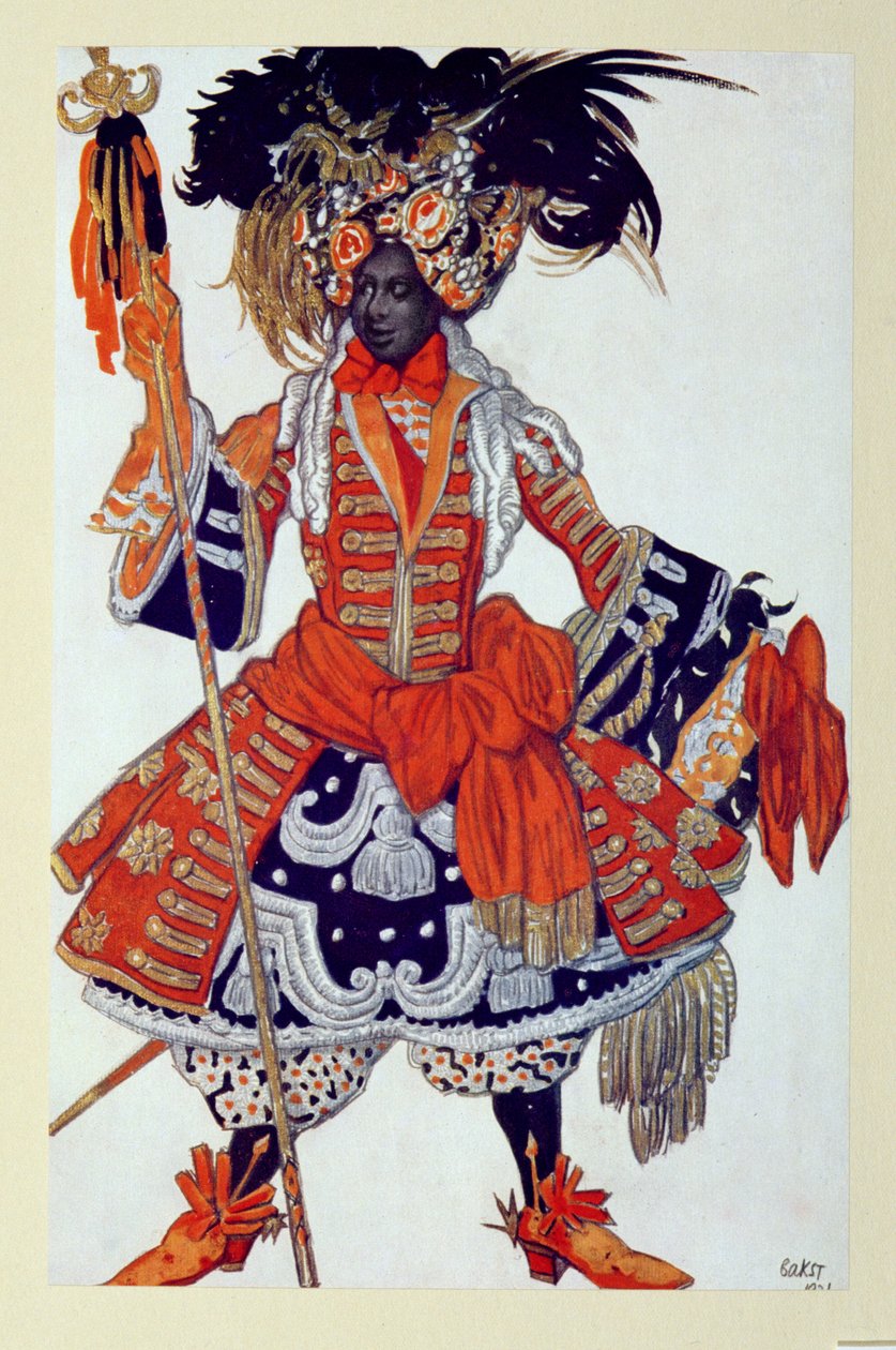 Costume pour la Garde de la Reine, de La Belle au bois dormant, 1921 - Leon Bakst