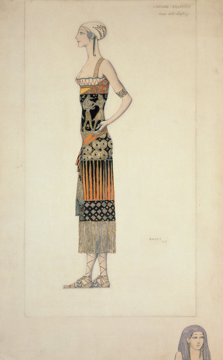 Costume égyptien - Leon Bakst