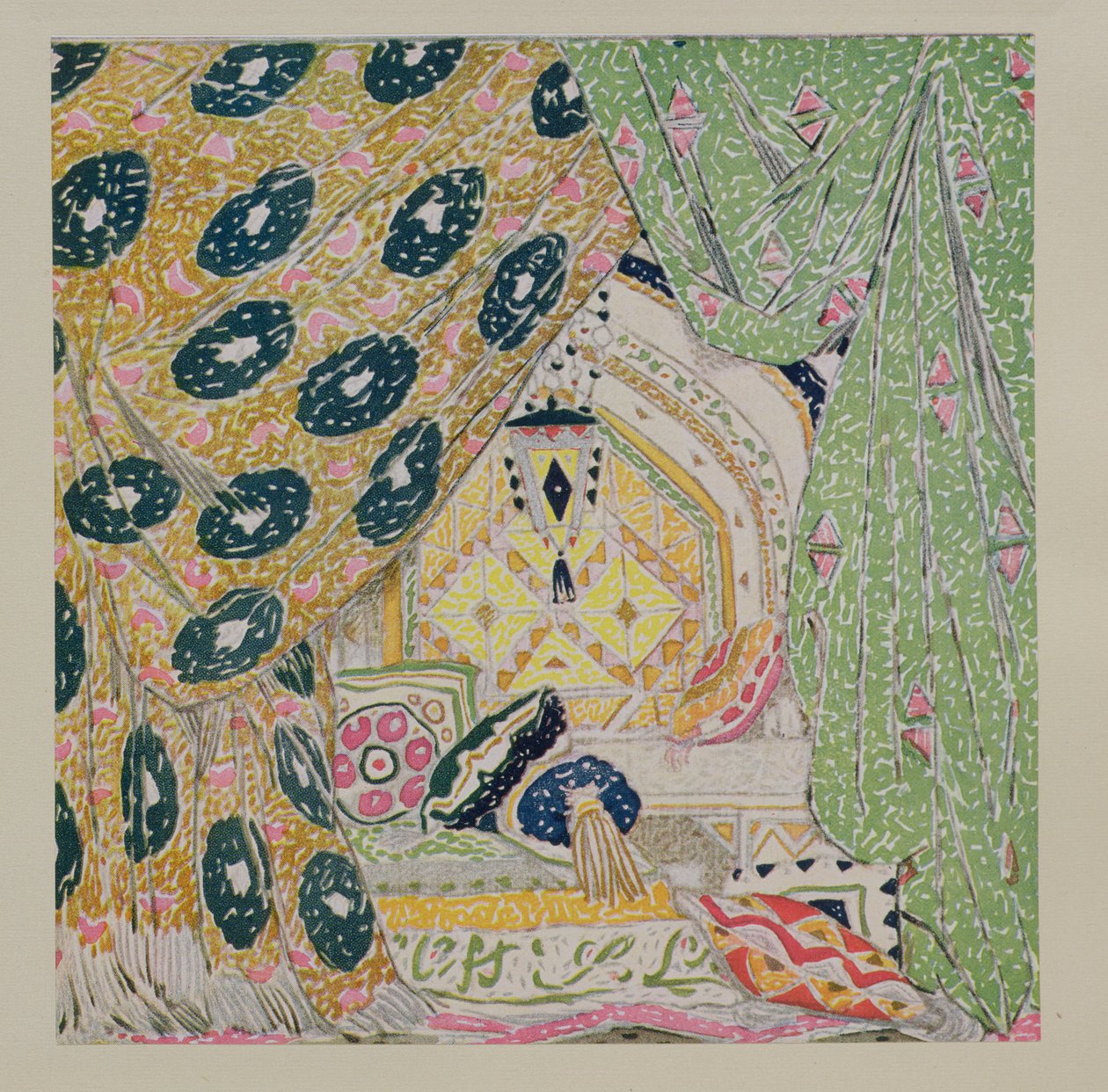 Design de paysage oriental - Leon Bakst