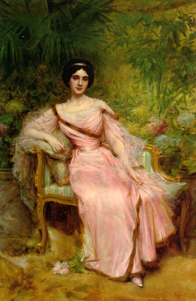 Portrait de Suzanne Hudelo - Leon Francois Comerre