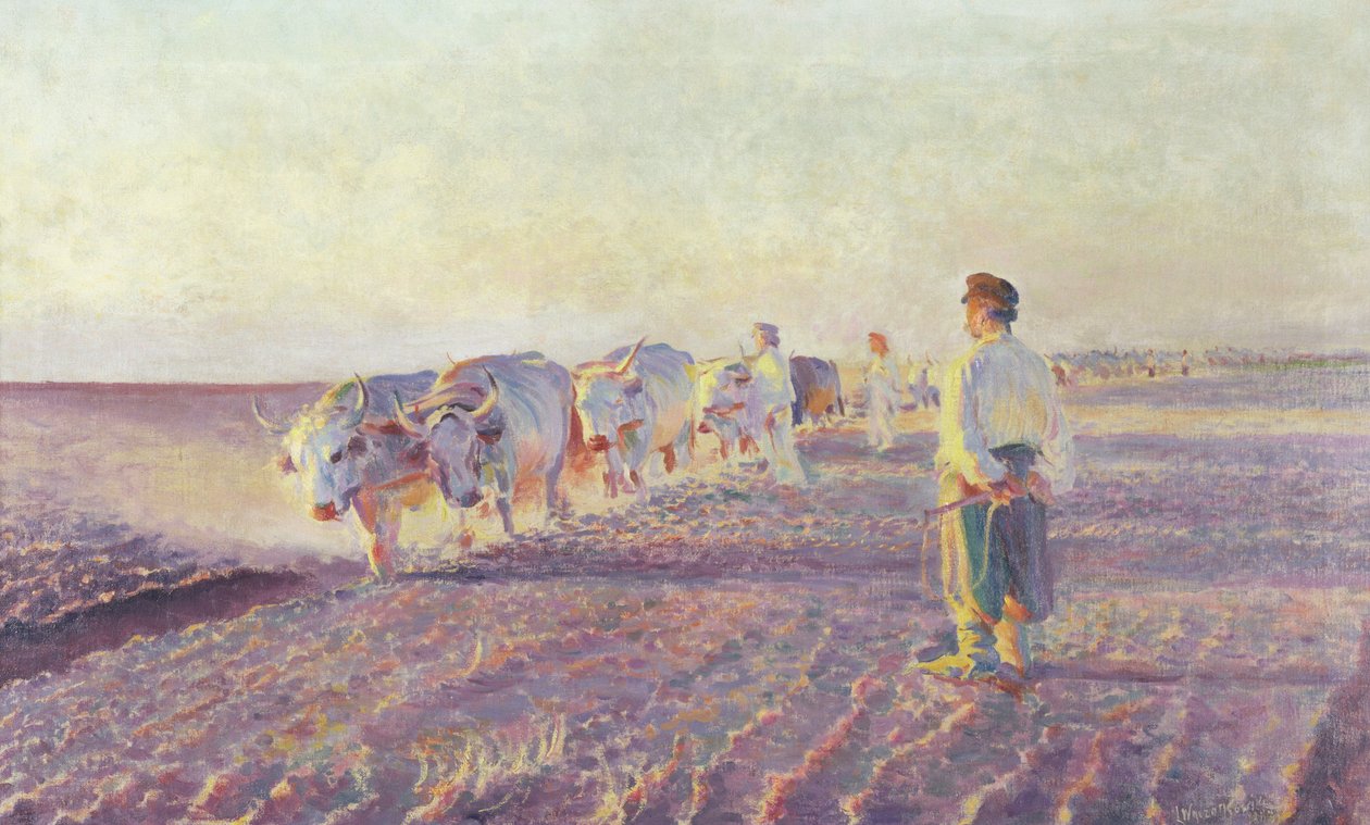 Labourage en Ukraine, 1892 - Leon Wyczolkowski