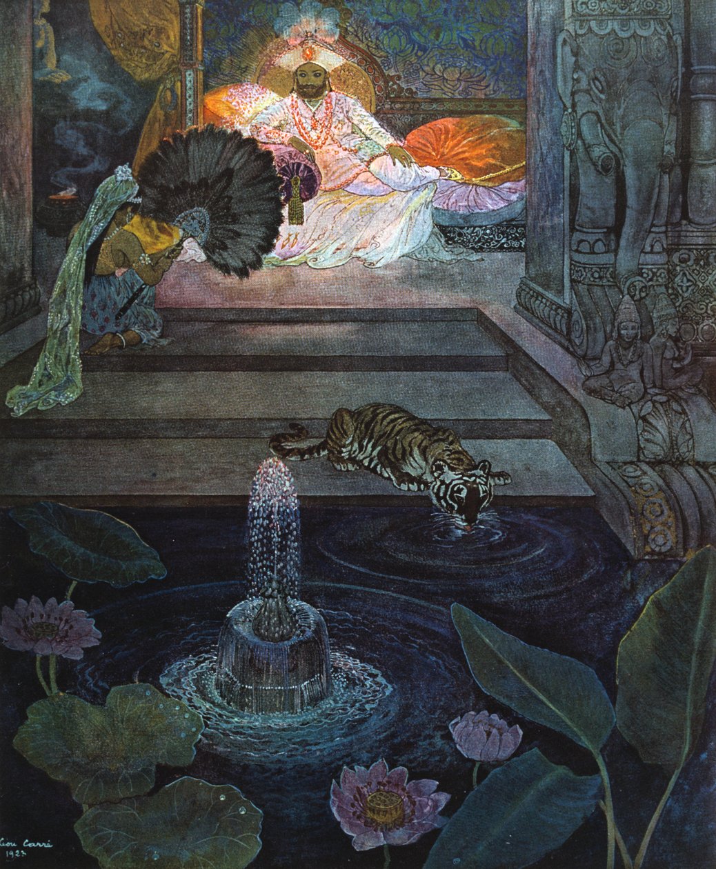 Au Jardin des Gemmes, 1924 - Leon Carre